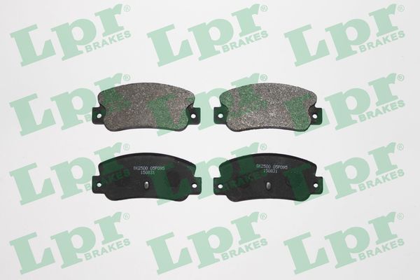Комплект гальмівних накладок, дискове гальмо, LPR 05P095 Комплект гальмівних накладок, дискове гальмо, LPR 05P095