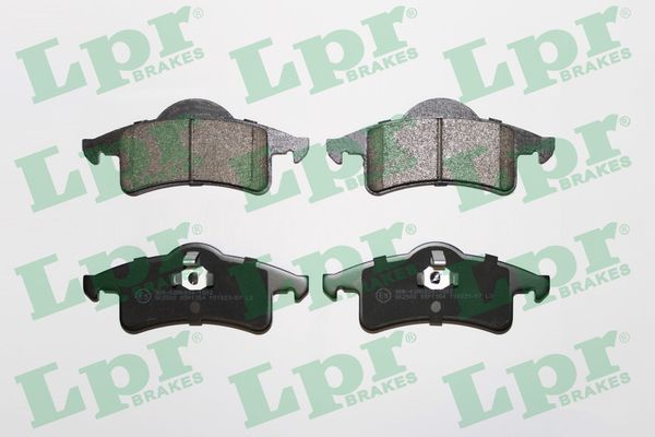 Комплект тормозных колодок, дисковый тормоз   05P1354   LPR