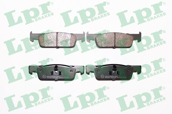 Комплект гальмівних накладок, дискове гальмо   05P1825   LPR