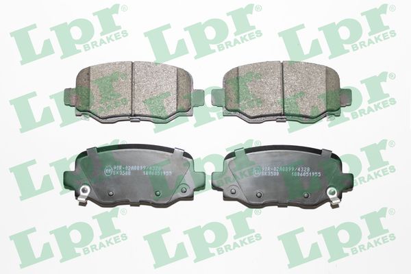 Комплект тормозных колодок, дисковый тормоз   05P1955   LPR