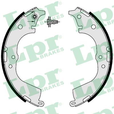 Комплект гальмівних колодок   07225   LPR