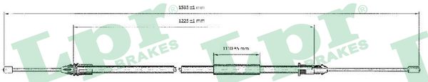 Тросик, cтояночный тормоз   C0403B   LPR