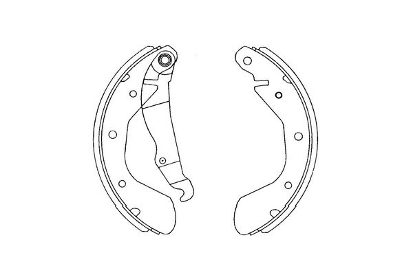 Комплект гальмівних колодок   KBS-1403   KAVO PARTS