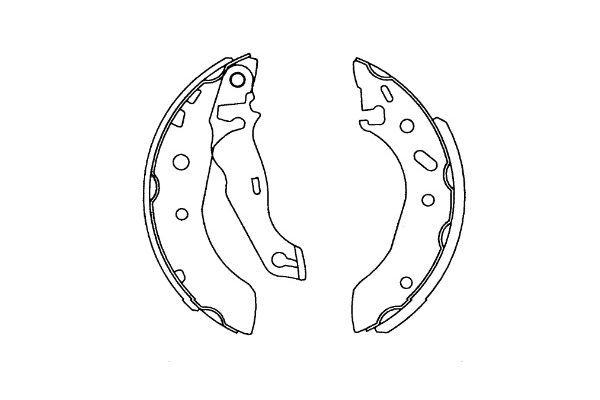 Комплект тормозных колодок   KBS-5407   KAVO PARTS