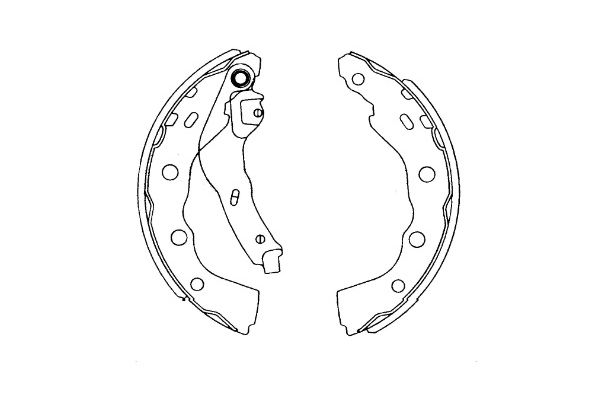 Комплект тормозных колодок   KBS-6415   KAVO PARTS