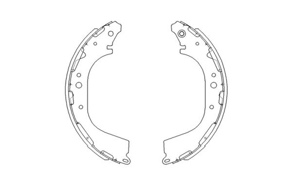 Комплект тормозных колодок   KBS-7411   KAVO PARTS