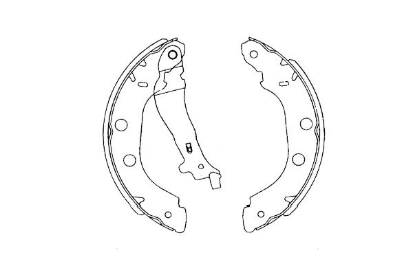 Комплект тормозных колодок   KBS-7419   KAVO PARTS