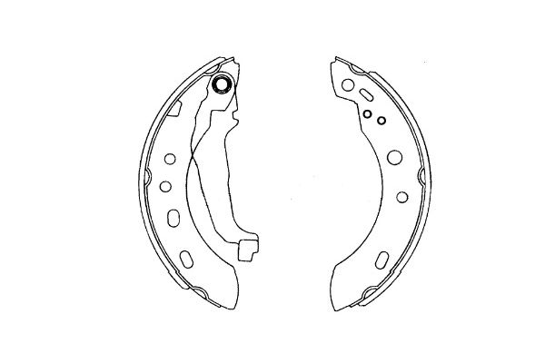 Комплект тормозных колодок   KBS-7427   KAVO PARTS