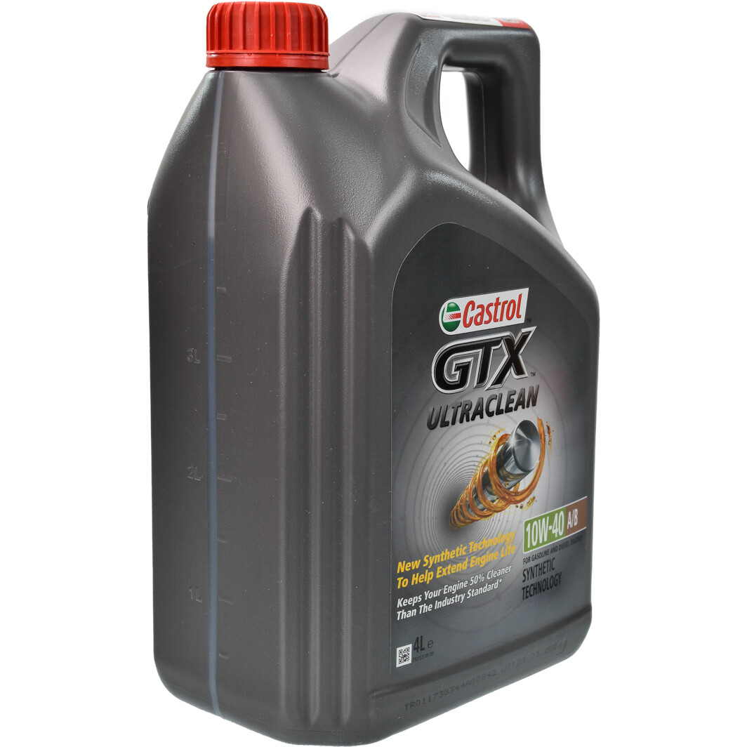 Моторное масло CASTROL GTX Ultraclean A3/B4 10W-40 4 л, 15DE18 #4