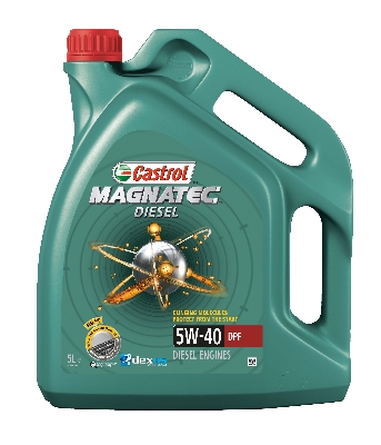 Моторное масло CASTROL Magnatec Diesel DPF 5W-40 5 л, 1502BA.