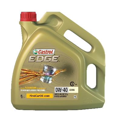 Моторное масло CASTROL EDGE A3/B4 Titanium FST 0W-40 4 л, 15338F