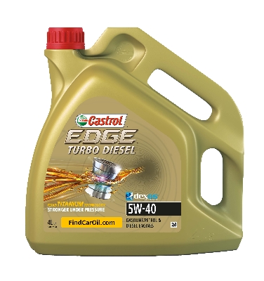 Моторное масло CASTROL EDGE Turbo Diesel Titaniu 5W-40 4 л, 1535BA