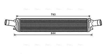 Интеркулер   AIA4319   AVA QUALITY COOLING