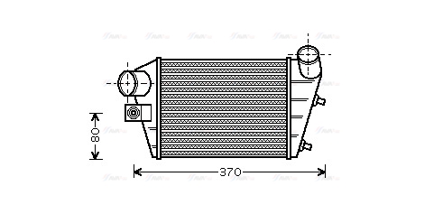 Интеркулер   ALA4086   AVA QUALITY COOLING