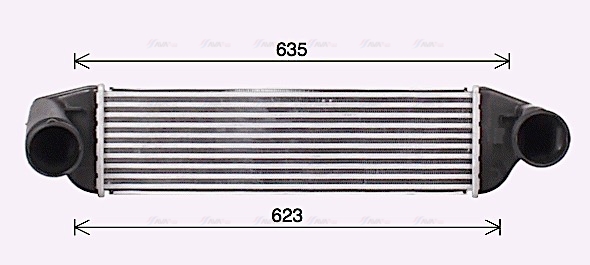 Интеркулер   BW4581   AVA QUALITY COOLING