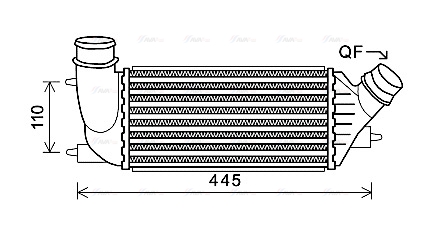 Интеркулер   CNA4270   AVA QUALITY COOLING