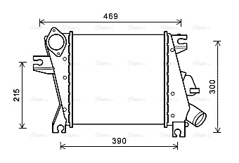 Интеркулер   DN4411   AVA QUALITY COOLING