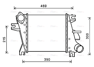 Интеркулер   DN4412   AVA QUALITY COOLING