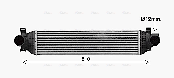 Интеркулер   FD4691   AVA QUALITY COOLING