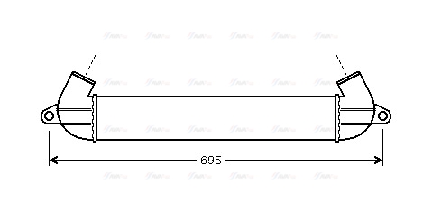 Охолоджувач наддувального повітря   FT4271   AVA QUALITY COOLING