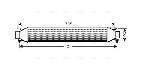 Интеркулер   FT4321   AVA QUALITY COOLING