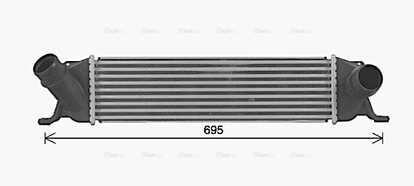 Интеркулер   HY4489   AVA QUALITY COOLING