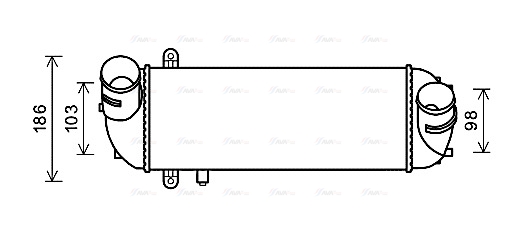 Интеркулер   KAA4212   AVA QUALITY COOLING