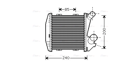 Интеркулер   MCA4004   AVA QUALITY COOLING