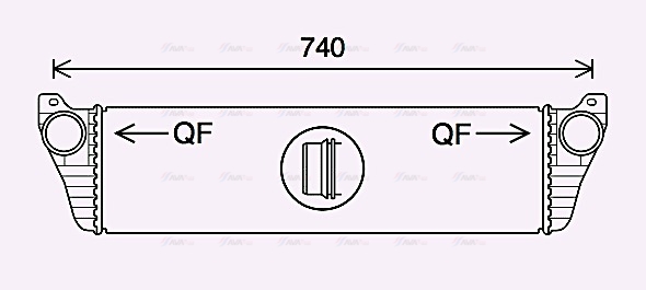 Интеркулер   MS4690   AVA QUALITY COOLING