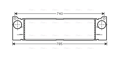 Интеркулер   MSA4370   AVA QUALITY COOLING