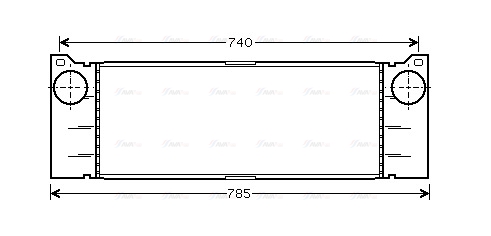 Интеркулер   MSA4473   AVA QUALITY COOLING