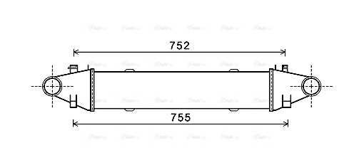 Охолоджувач наддувального повітря   MSA4525   AVA QUALITY COOLING