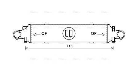 Интеркулер   MSA4593   AVA QUALITY COOLING