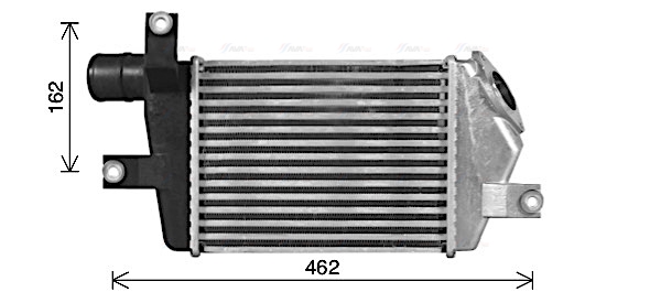 Охолоджувач наддувального повітря   MT4283   AVA QUALITY COOLING