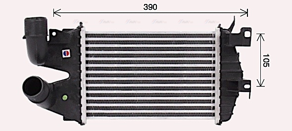 Интеркулер   OL4691   AVA QUALITY COOLING