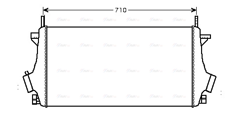 Интеркулер   OLA4476   AVA QUALITY COOLING