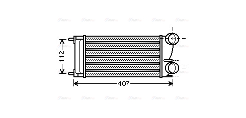 Охолоджувач наддувального повітря   PEA4332   AVA QUALITY COOLING