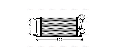 Интеркулер   PEA4343   AVA QUALITY COOLING