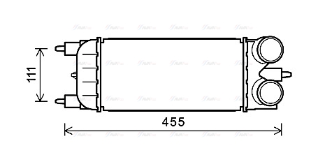 Охолоджувач наддувального повітря   PEA4365   AVA QUALITY COOLING