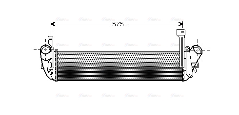 Интеркулер   RT4346   AVA QUALITY COOLING