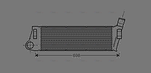 Интеркулер   RTA4316   AVA QUALITY COOLING