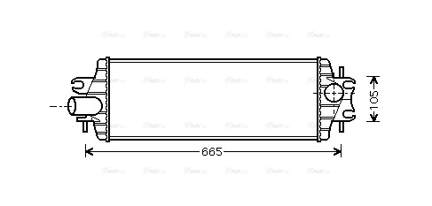 Интеркулер   RTA4358   AVA QUALITY COOLING