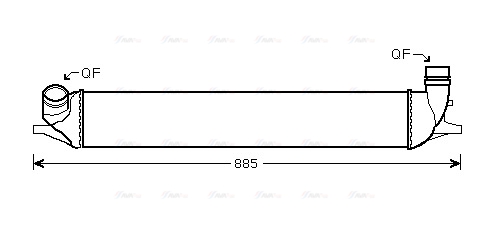 Интеркулер   RTA4426   AVA QUALITY COOLING