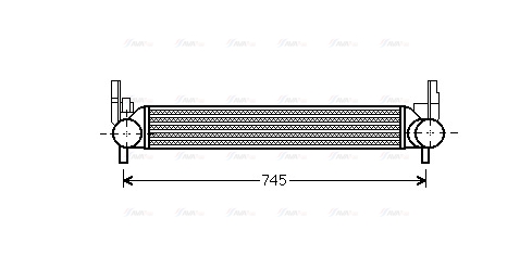 Интеркулер   STA4039   AVA QUALITY COOLING