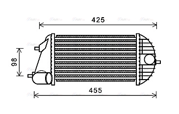 Охолоджувач наддувального повітря   SZA4123   AVA QUALITY COOLING