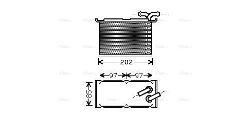 Охолоджувач наддувального повітря   VN4397   AVA QUALITY COOLING