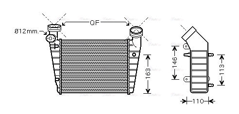 Интеркулер   VNA4216   AVA QUALITY COOLING