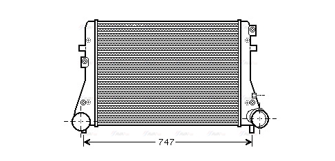 Охолоджувач наддувального повітря   VNA4306   AVA QUALITY COOLING