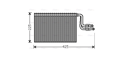 Испаритель, кондиционер   BWV364   AVA QUALITY COOLING