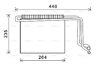 Випарник, система кондиціонування повітря   MSV563   AVA QUALITY COOLING